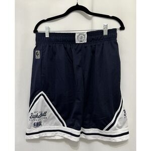 NEW Men's NBA Basketball Shorts Medium Blue/White Classic Above Knee